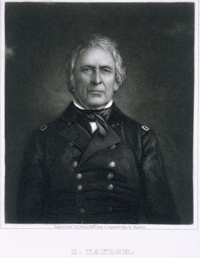 Zachary Taylor, Engraved After a Daguerreotype by Thomas B. Welch by Maguire